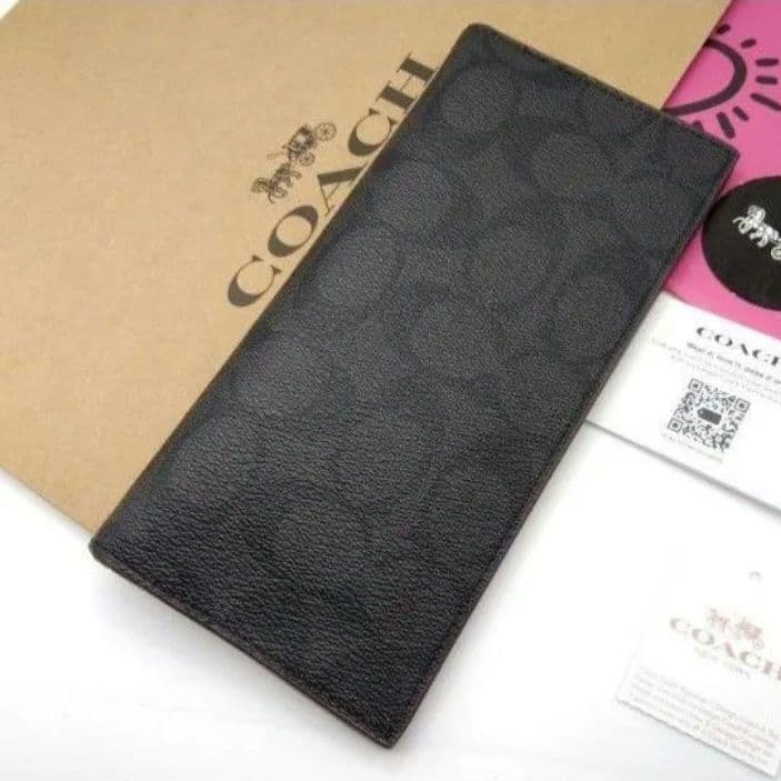 新作　新品　COACH　長財布　メンズ　人気の小銭入れ付き