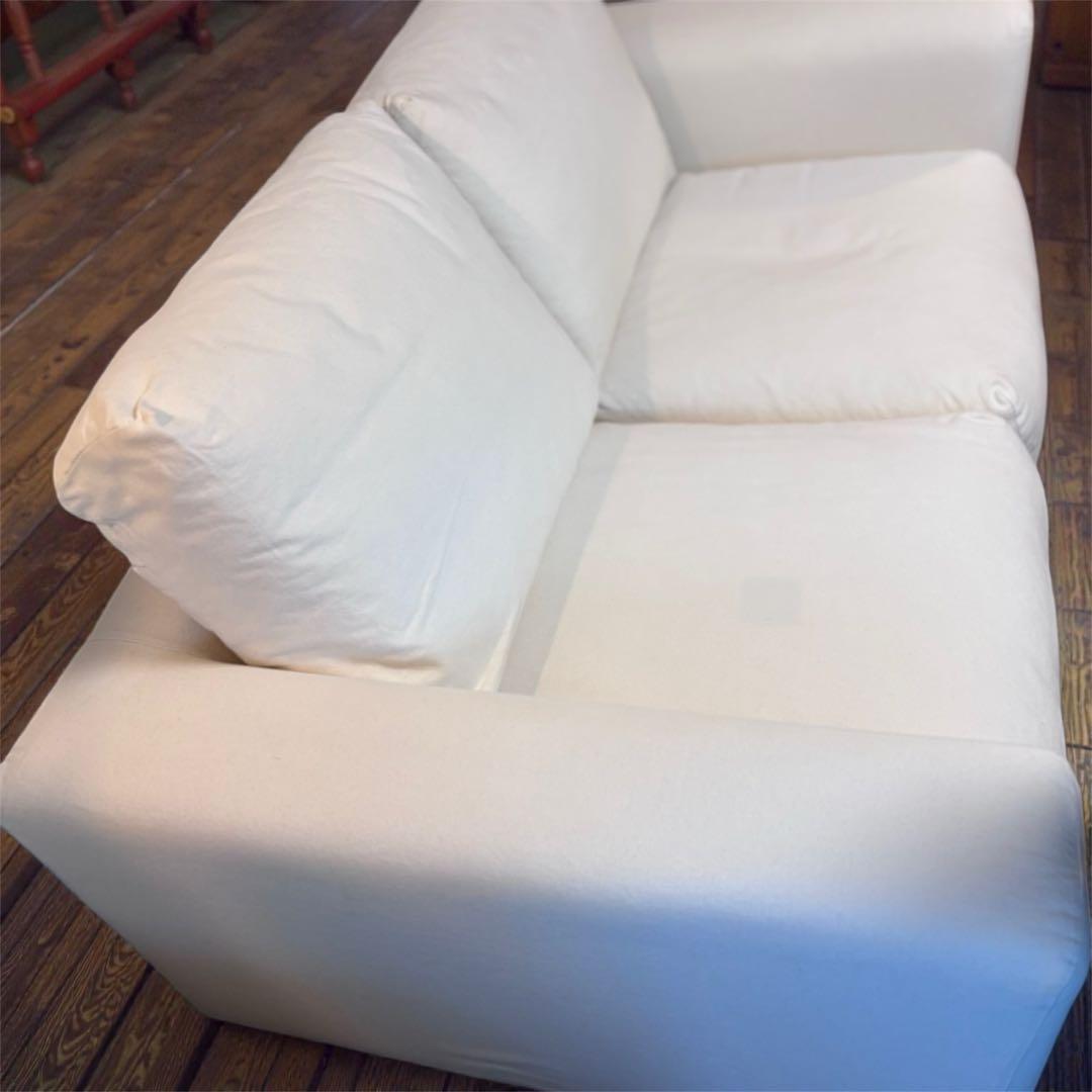 ⭐️ほぼ新品⭐️無印良品⭐️ソファ⭐️２シーター・フェザー・ポケットコイル⭐️未使用展示品