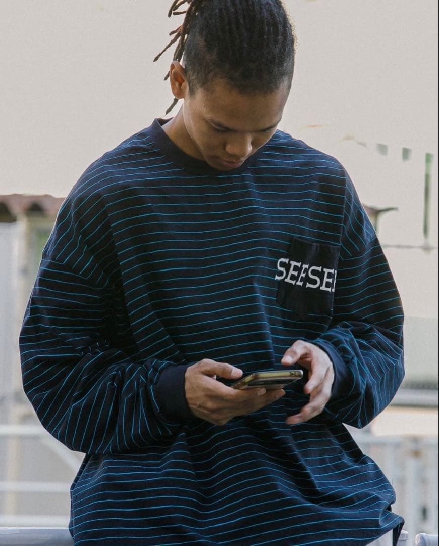 トップス seesee super big round L/S TEE