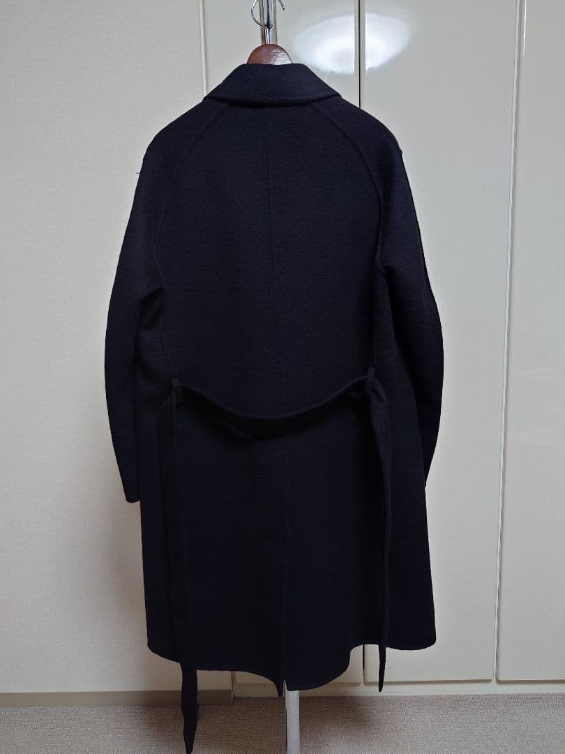 Finjack フィンジャック カシミア ダブルフェイス ベルテッドコート 46