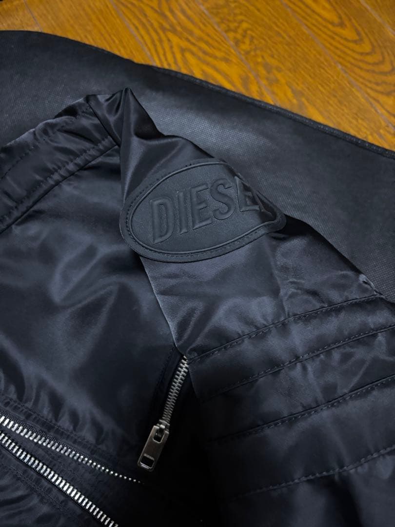 DIESEL ブラック ライダースジャケット　エライザジャケット　タグ付き