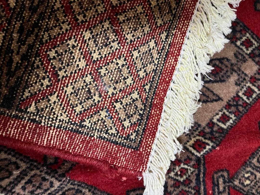 ビンテージイラン手織り絨毯ラホールバルーチ　ペルシャ絨毯182㌢✖️120㌢