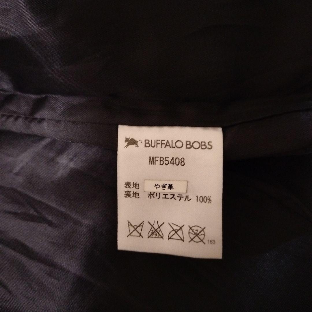 【美品】BUFFALO BOBS goat zip design leather