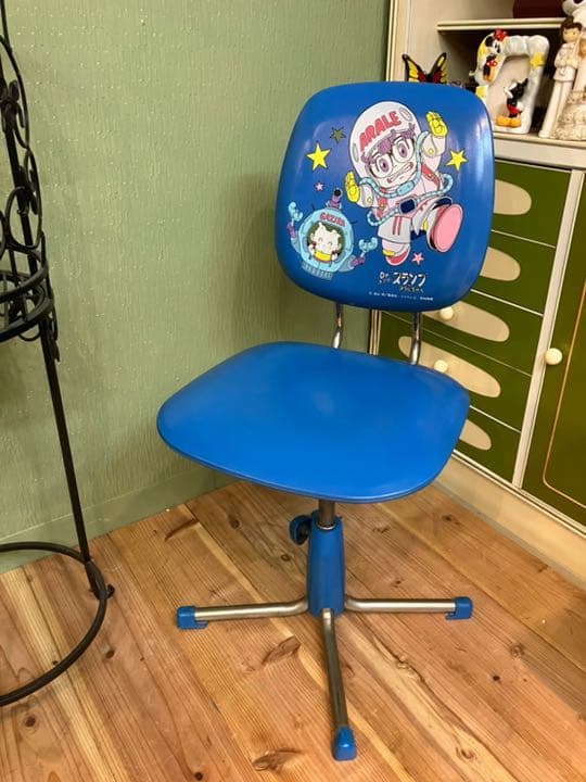 Dr.スランプアラレちゃん 学習椅子 インテリア 当時物 鳥山明 昭和レトロ