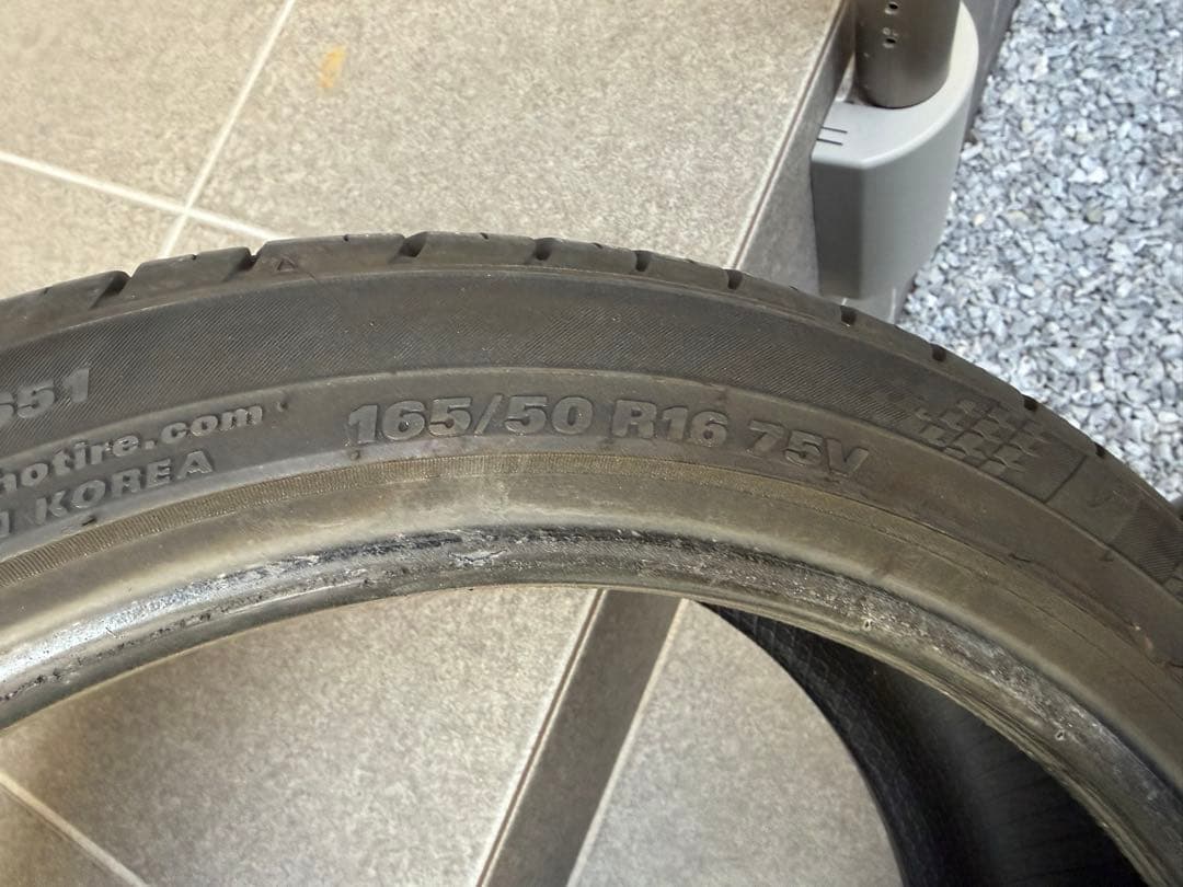 クムホ エクスタ 165/50R16 タイヤ