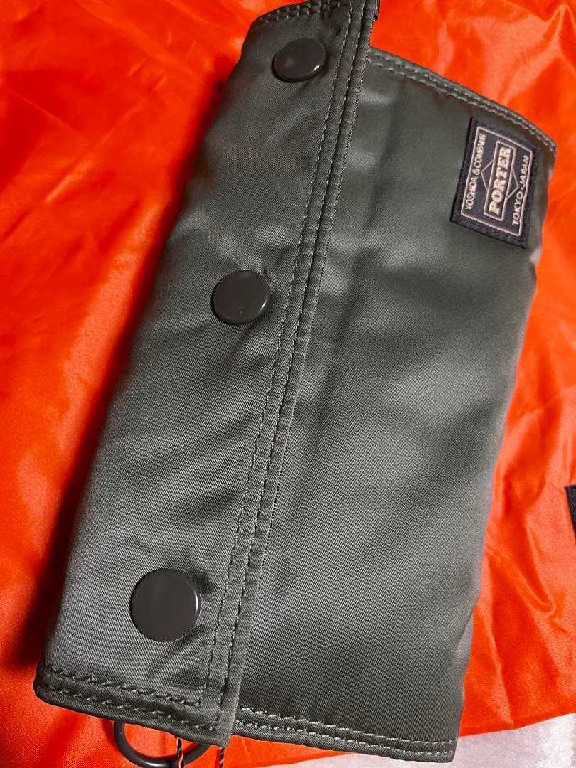 PORTER TANKER 長財布 オリーブグリーン 収納袋付き