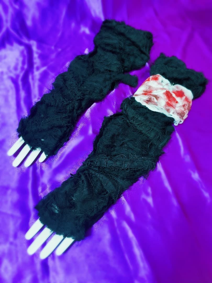 ゴシック★ダメージアームウォーマー