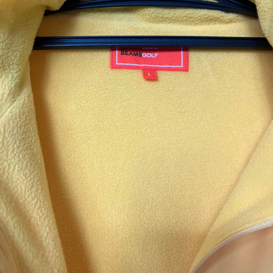 BEAMS GOLF ジャンパー Lサイズ イエロー/ネイビー