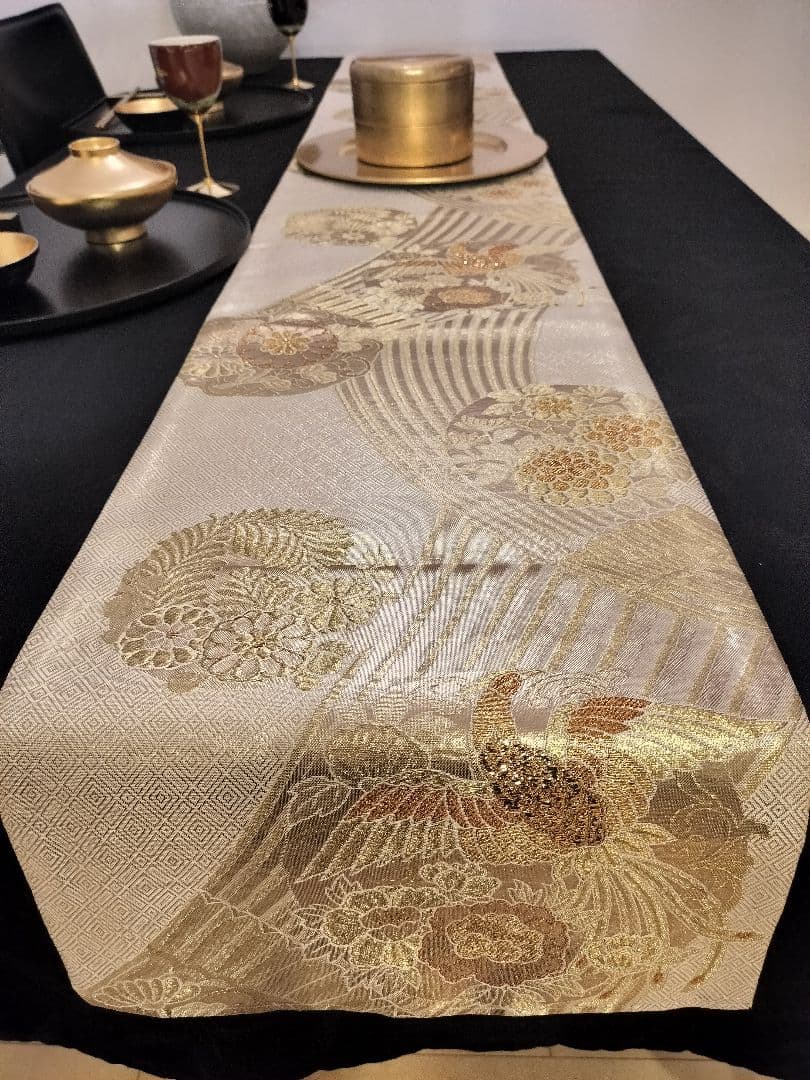 kairorisuA684★逸品‼️豪華刺繍‼️ひな祭り‼️正絹2m9cm