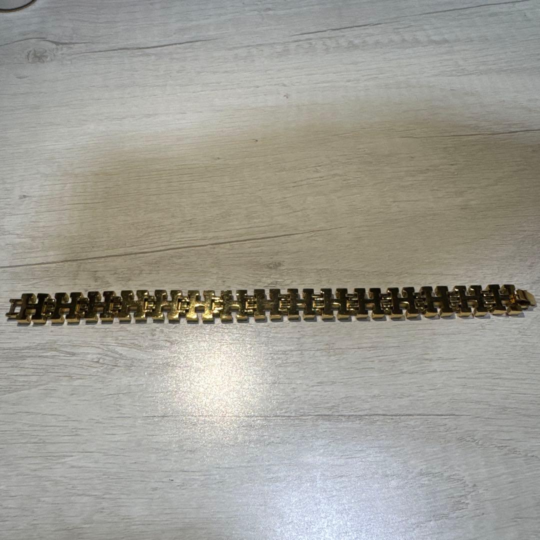 HUF ゴールド リンクチェーン ブレスレット