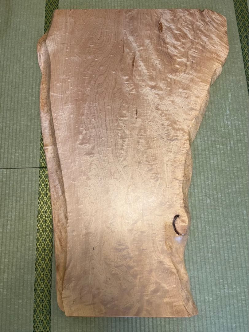 カエデ 楓 一枚板 無垢板 塗装品
