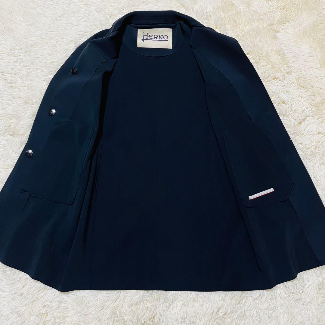 HERNO ヘルノ ストレッチコート スプリング NAVY