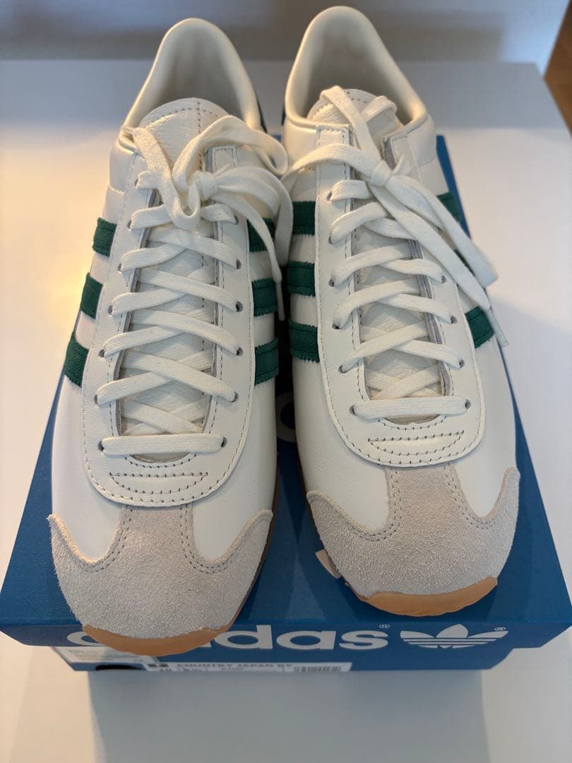 adidas スニーカー ホワイト/グリーン