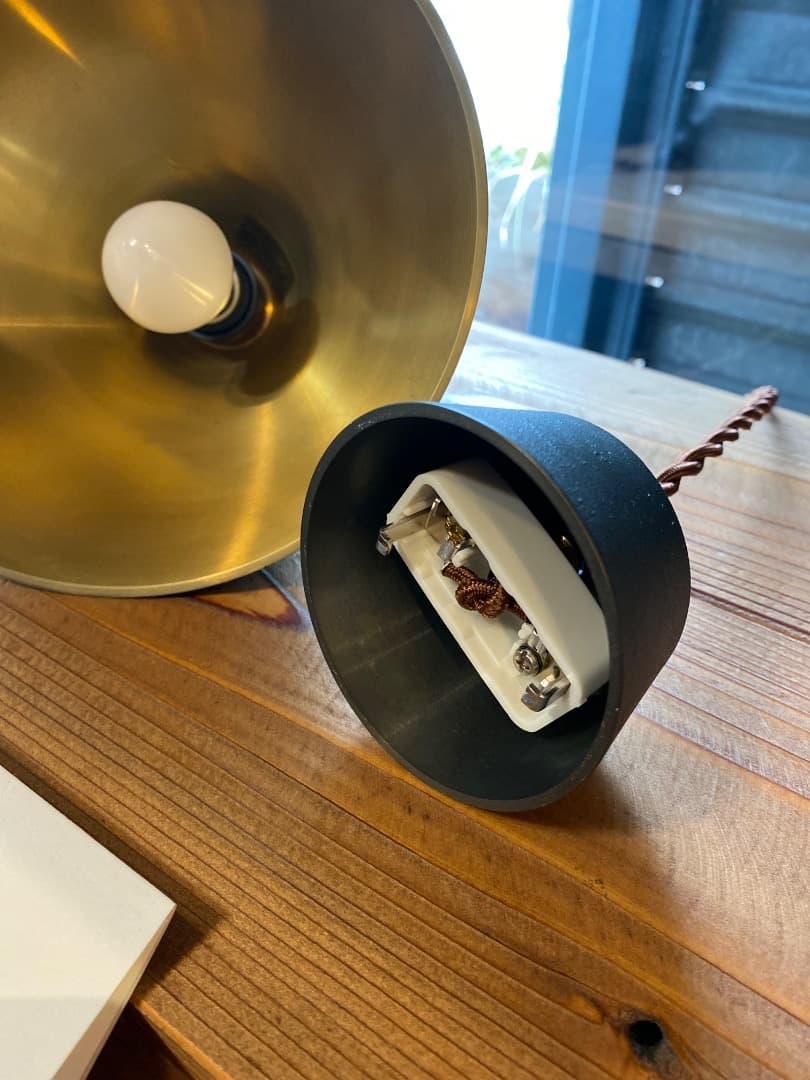 FUTAGAMI ペンダントランプ円錐/削り出し/黒ムラ (美品・展示品)