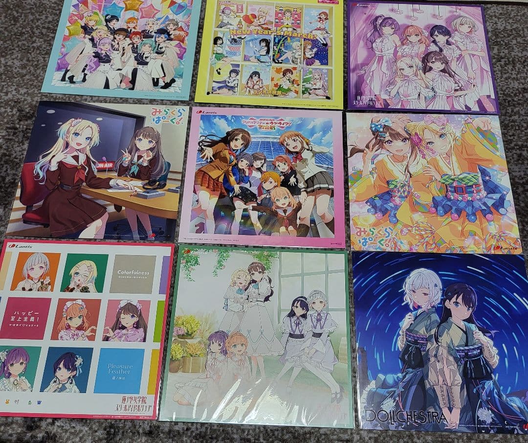 ラブライブ　メガジャケット　77枚セット　Aqours 虹ヶ咲Liella蓮ノ空