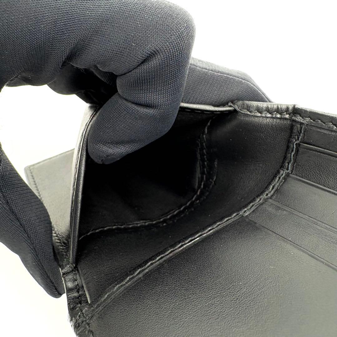 GUCCI グッチ GGゴースト 二つ折り財布 黒 ブラック2512