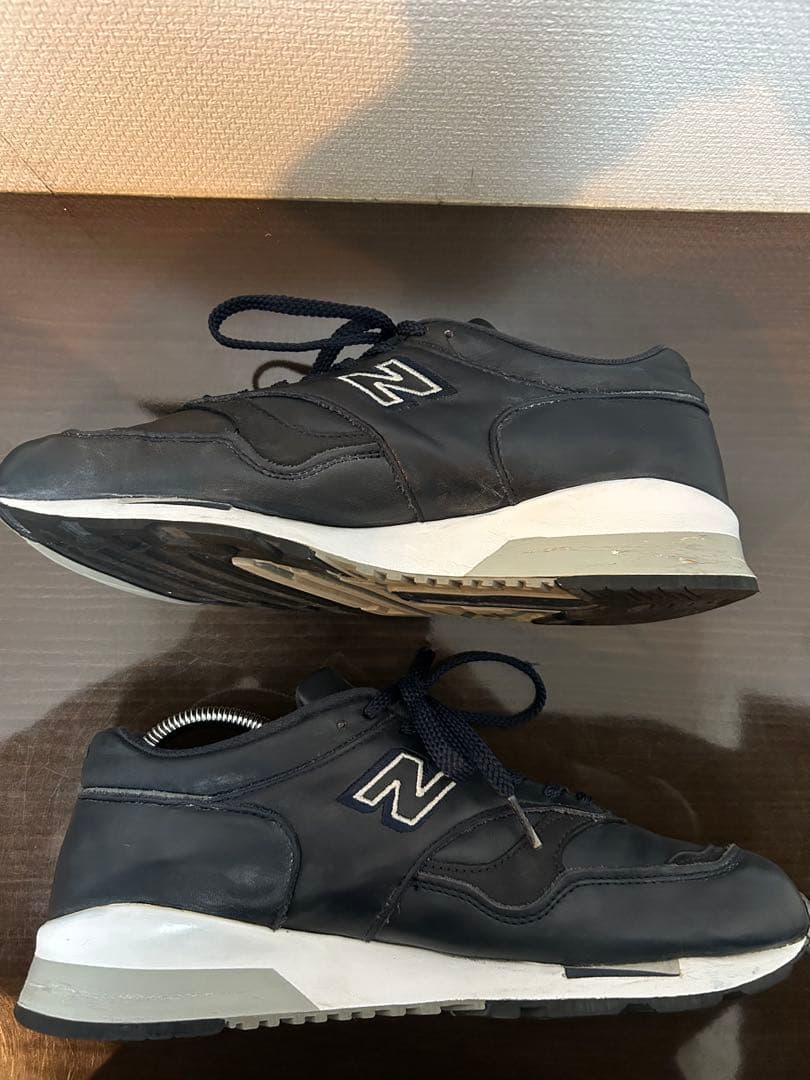New Balance M1500ネイビー　レザースニーカー