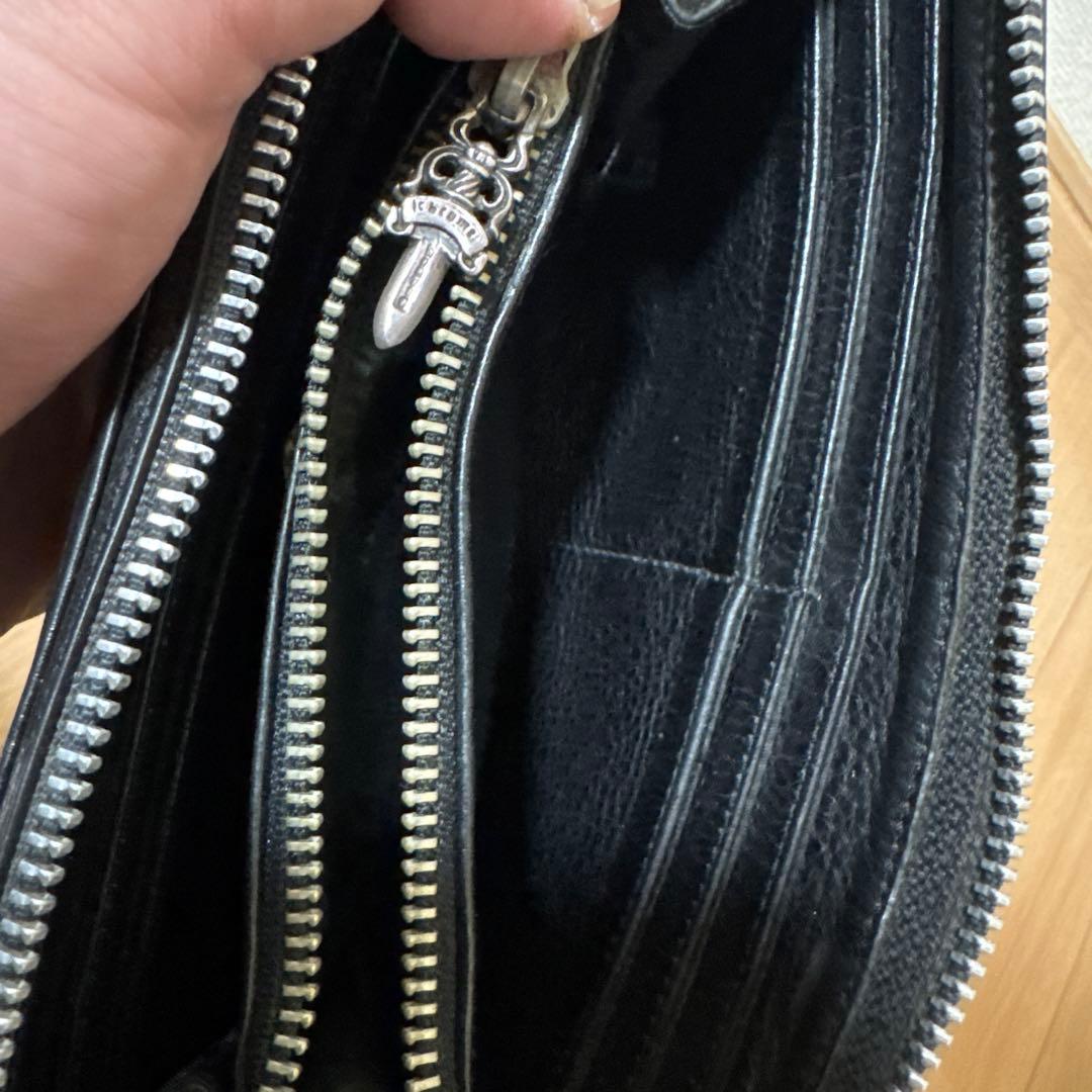 CHROME HEARTS クロムハーツ プレーンウォレット 長財布ジャンク品