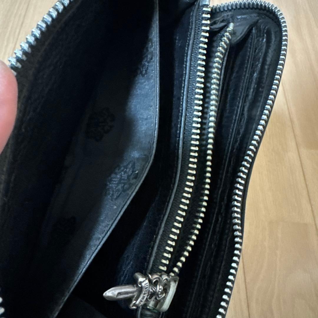 CHROME HEARTS クロムハーツ プレーンウォレット 長財布ジャンク品