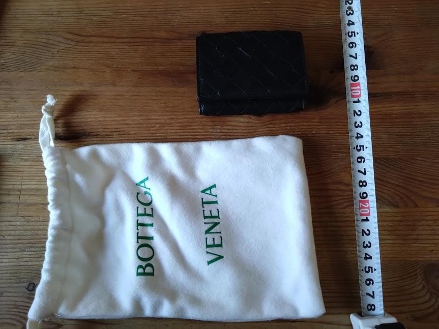 しょう　BOTTEGA VENETA 三つ折り財布 ブラック