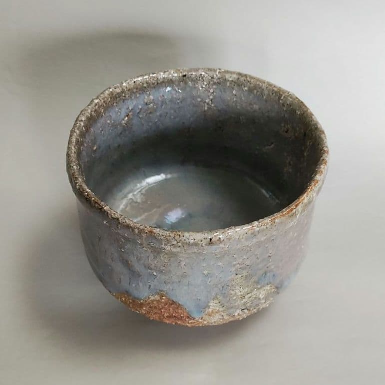 宇田川聖谷　萩焼茶碗　　吉田萩苑　宇田川抱青