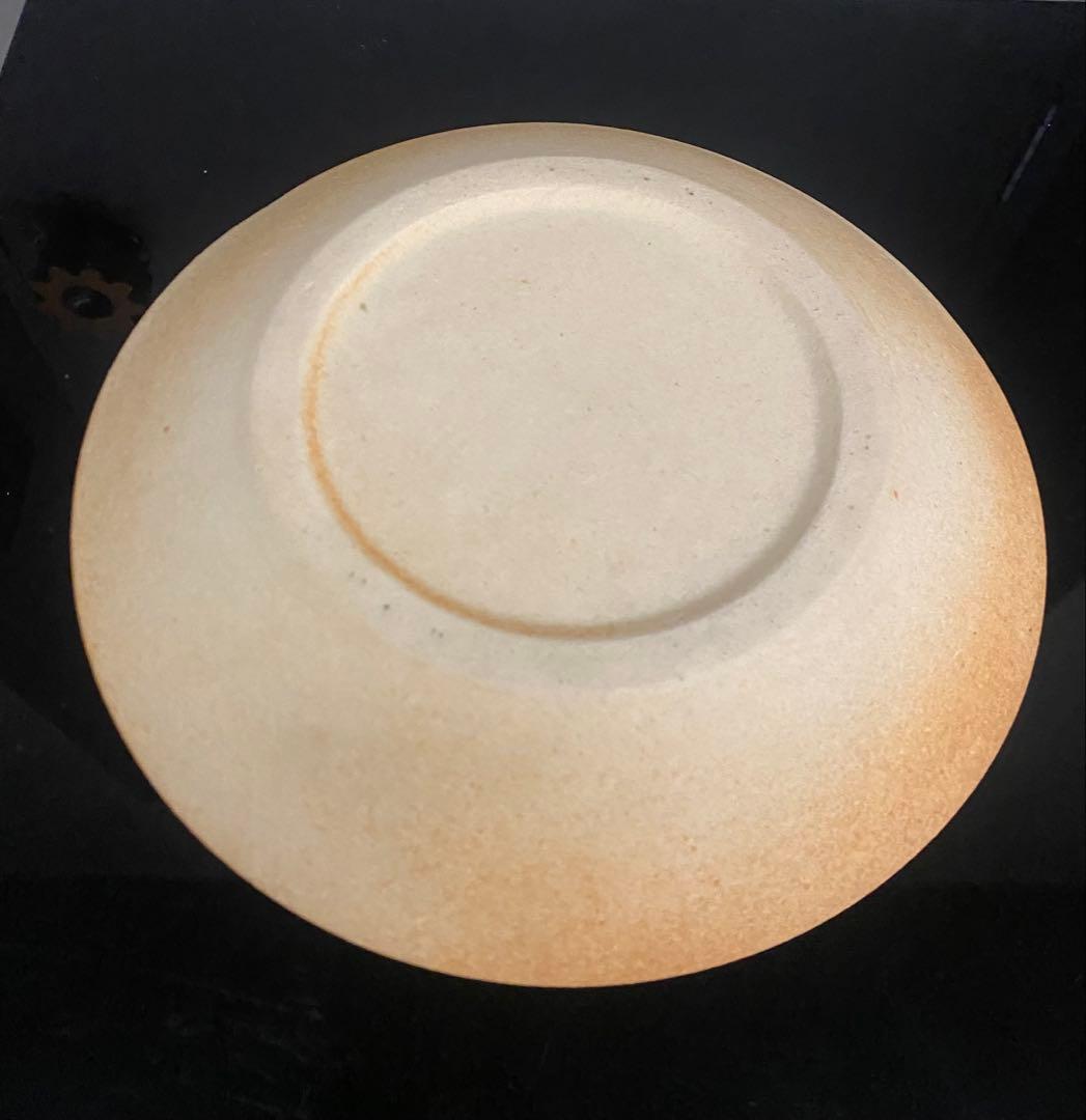 陶器　皿　作家物　青い同心円模様の皿 6枚セット