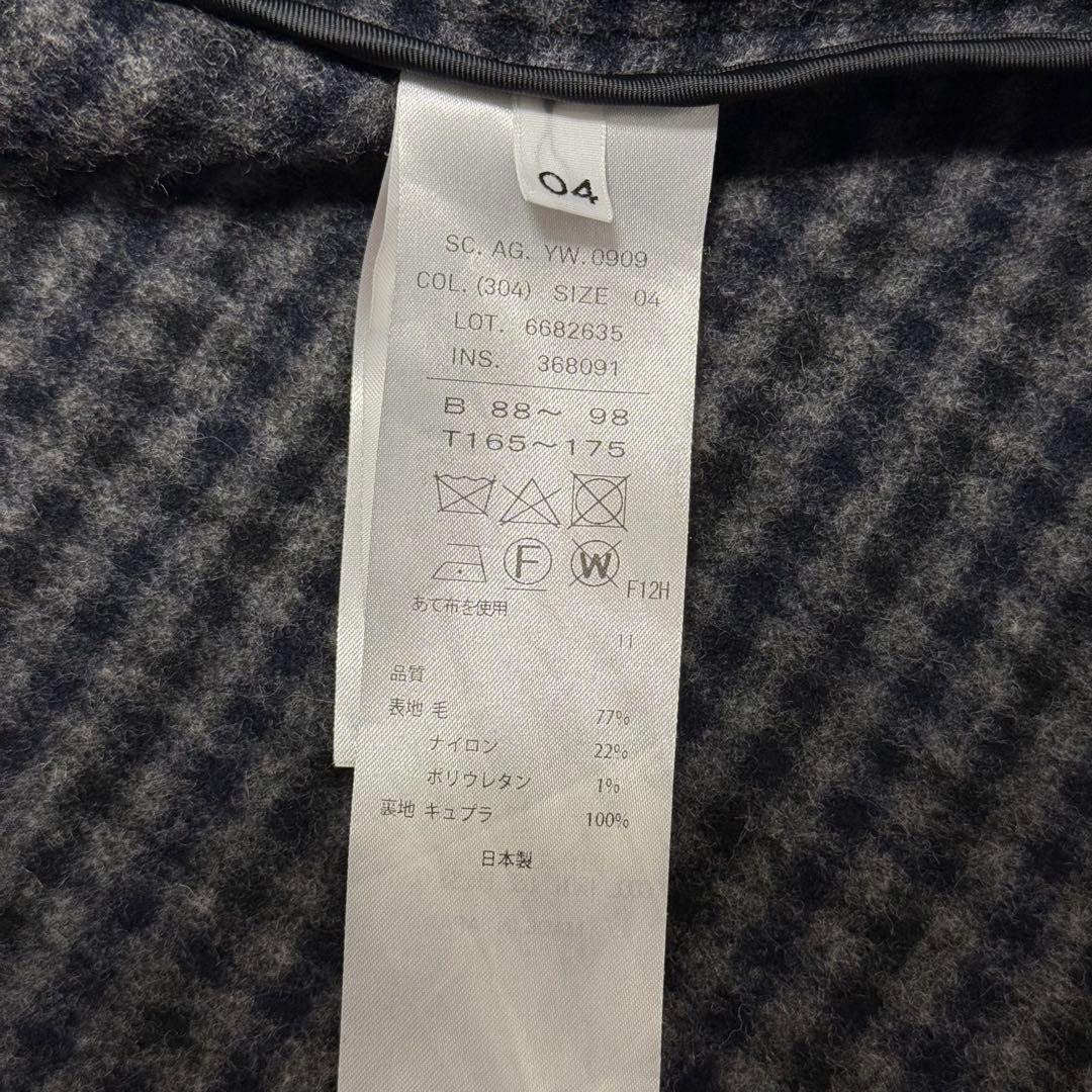 S級美品 ATON AIR DOUBLE MELTON LODEN COAT L