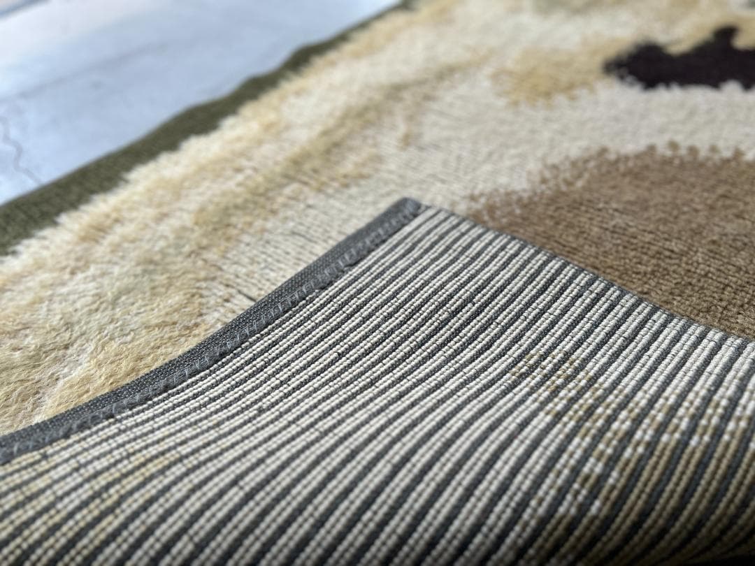 【80's Vintage rug】155×91cm　ブルガリア産　ファーラグ