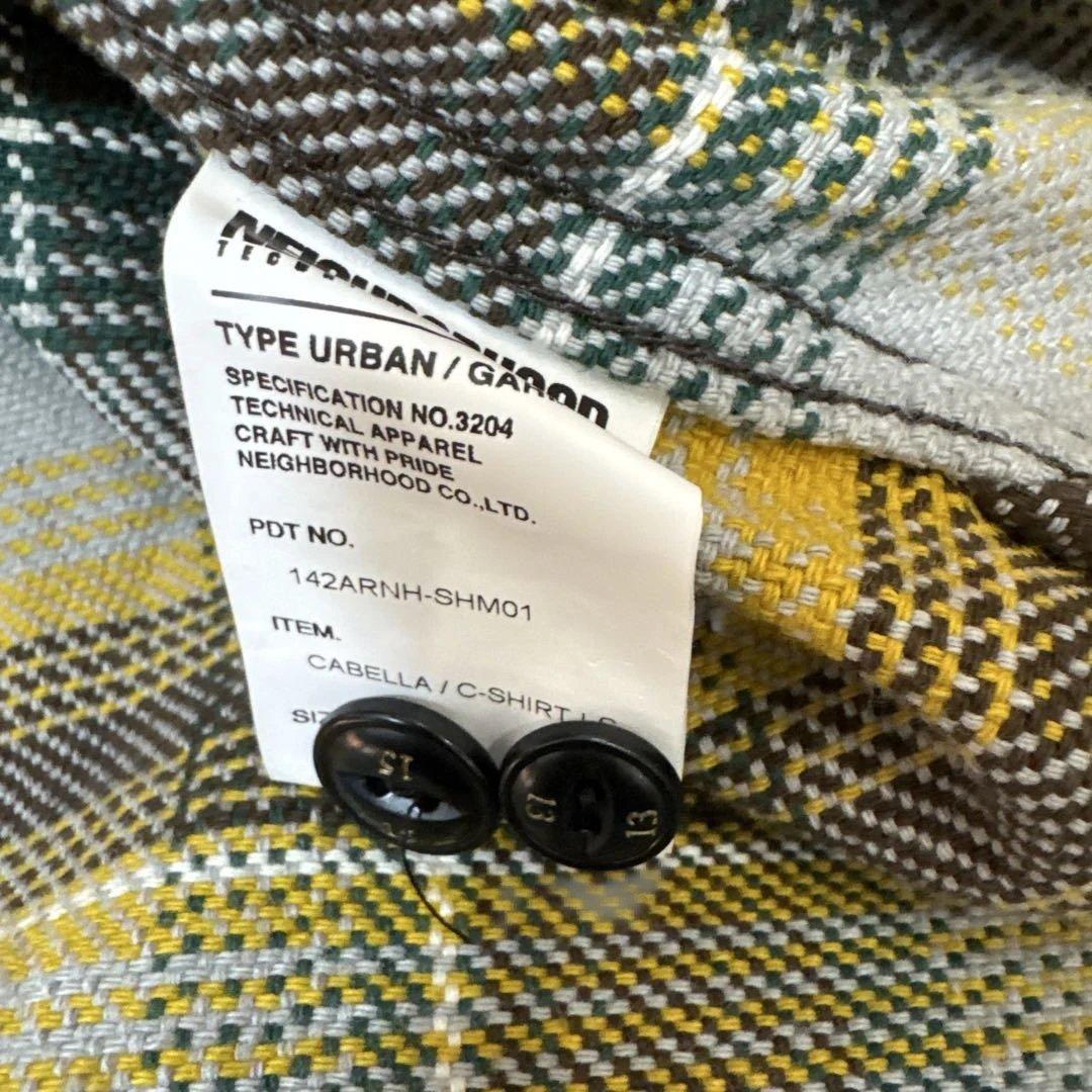 NEIGHBORHOOD/チェック柄/長袖ネルシャツ/L/タグ無し新品
