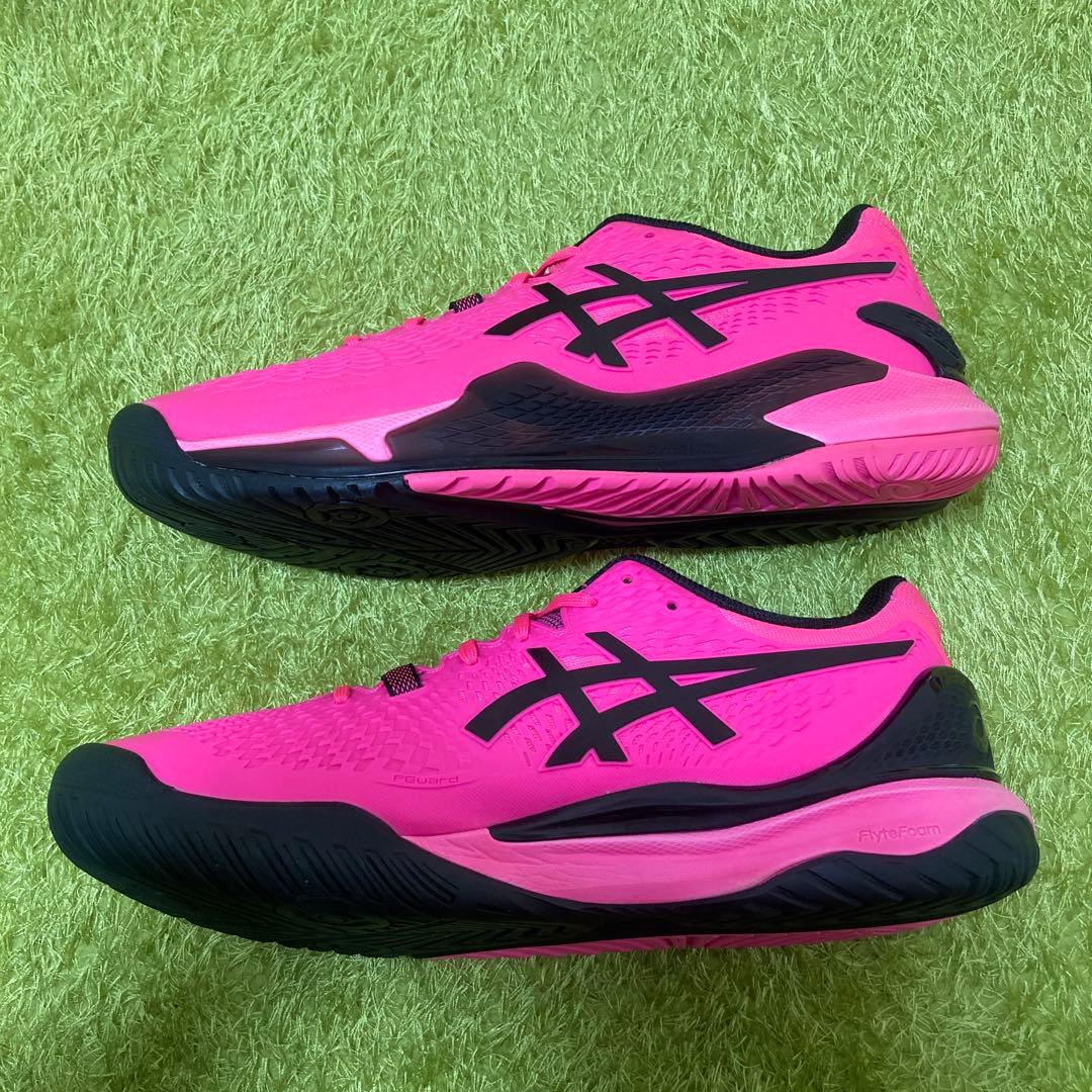 【美品】ASICS GEL-RESOLUTION 9 27.5cm ピンク