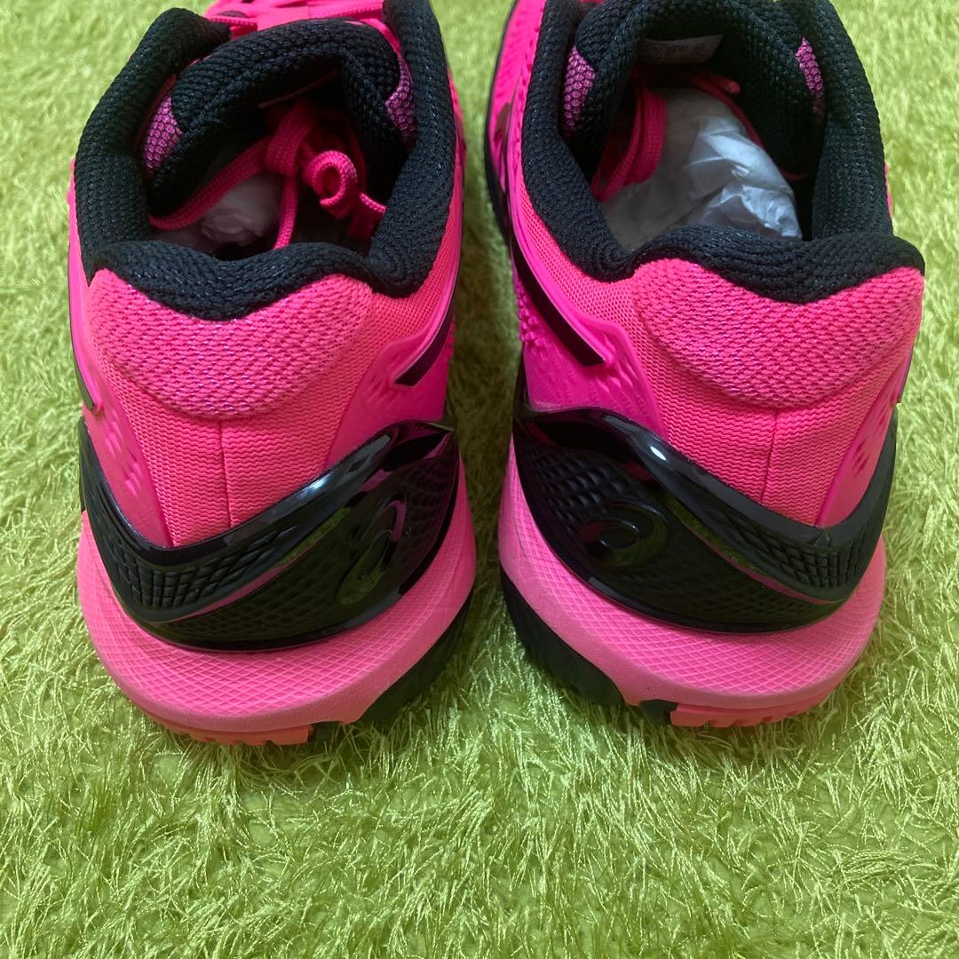 【美品】ASICS GEL-RESOLUTION 9 27.5cm ピンク