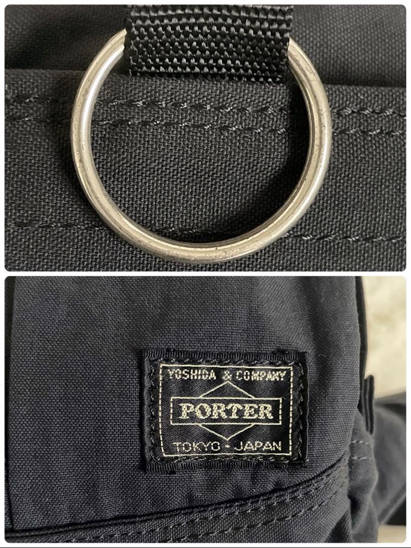 【激レア】PORTER タクティカル ボディバッグ ネイビー 未使用級 Y2K