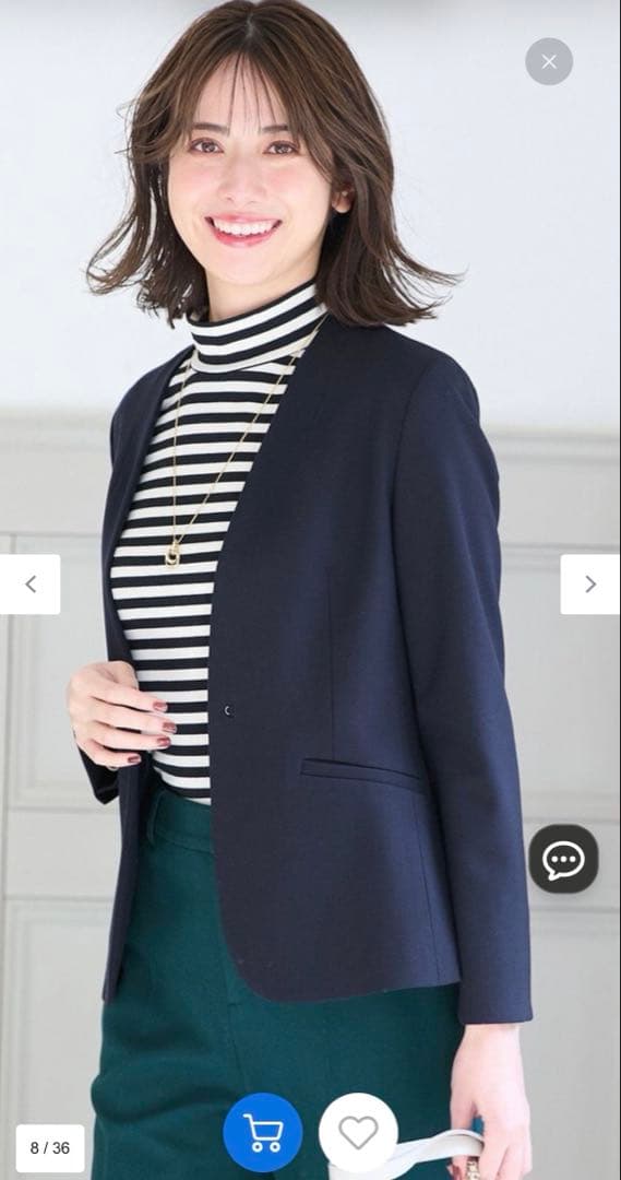 【ANY SIS】サーモ2WAYストレッチジャケット・テーパードパンツ上下セット