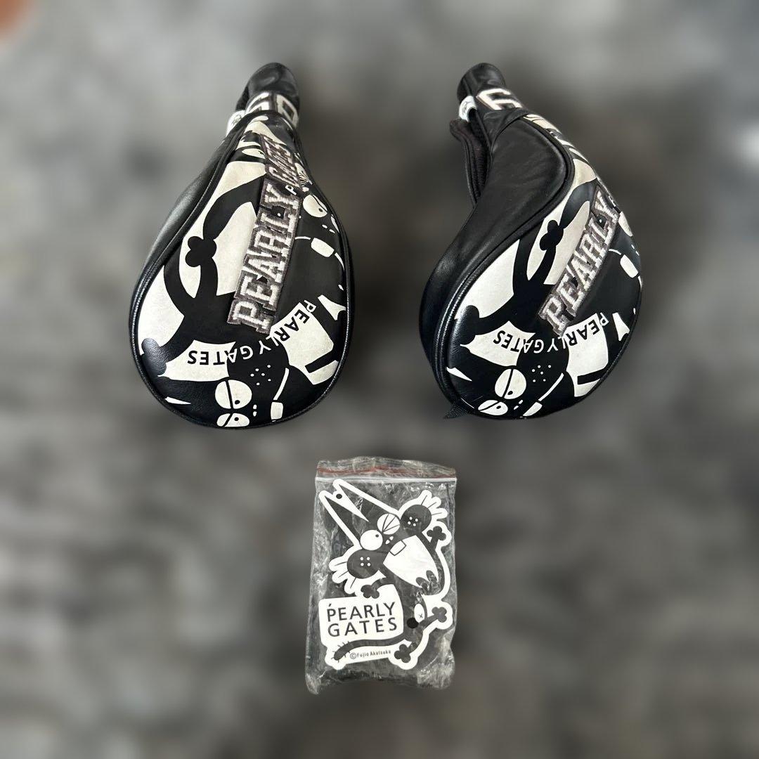 PEARLY GATES キャディバッグ ブラック/ホワイト