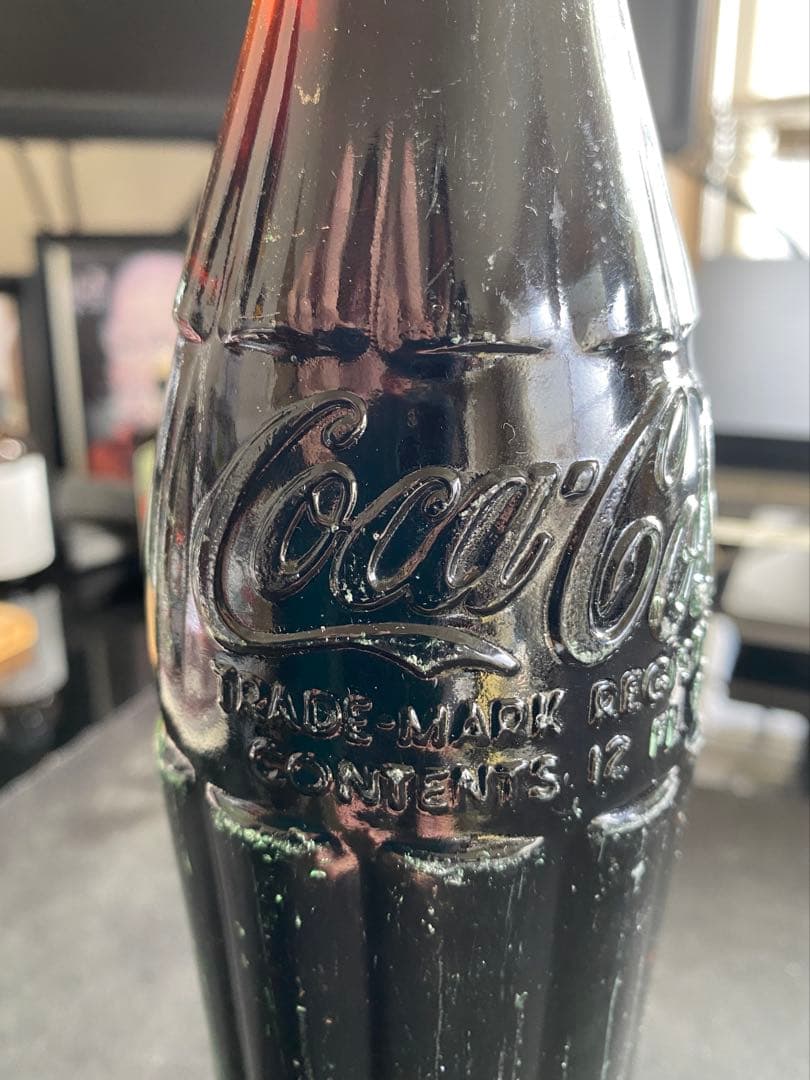 【未開栓!】ヴィンテージ コカコーラ1956年エンボス加工US製CocaCola