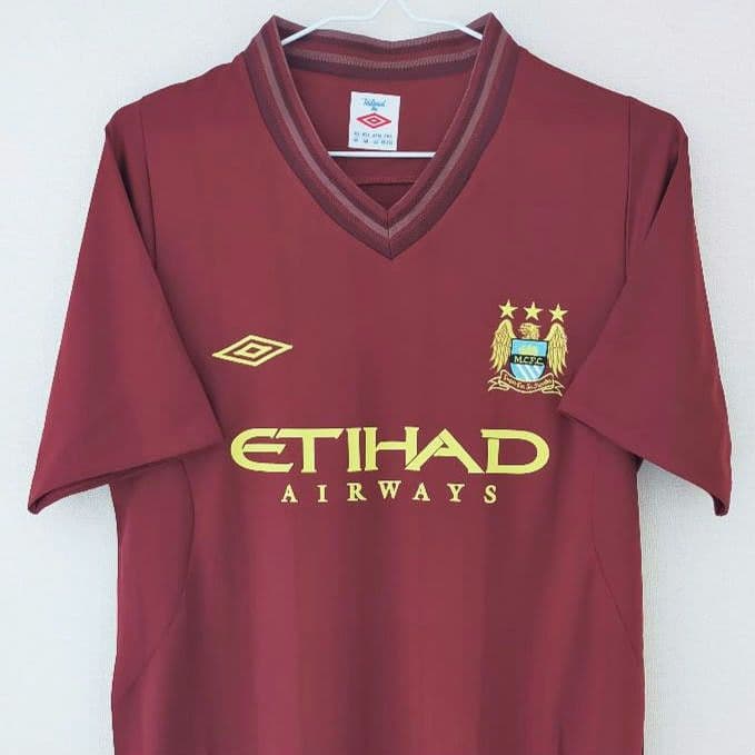 【激レア】マンチェスターシティ テベス 12/13 アウェイユニ Lサイズ