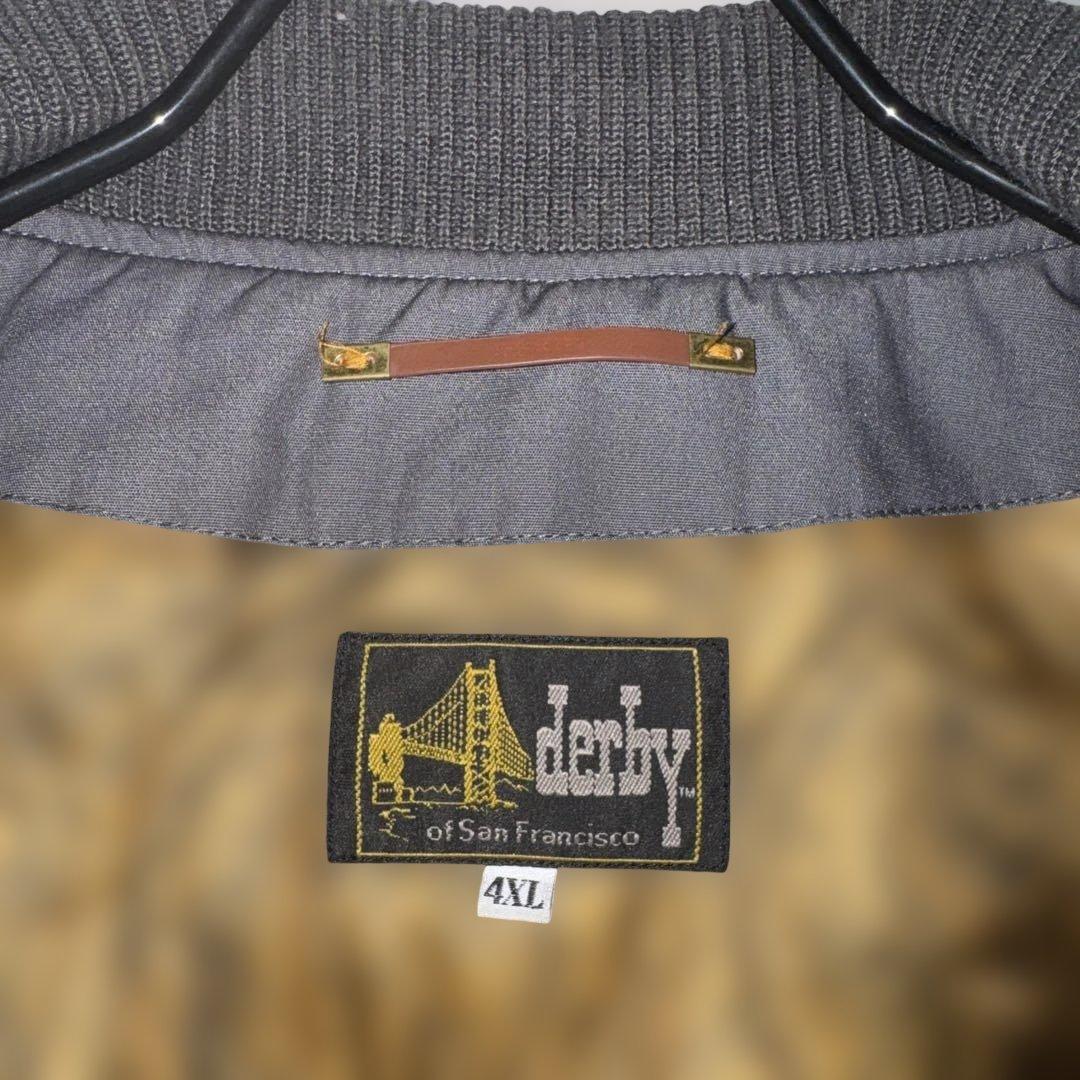 Derby Of SanFrancisco ジャケット　4XL チャコール