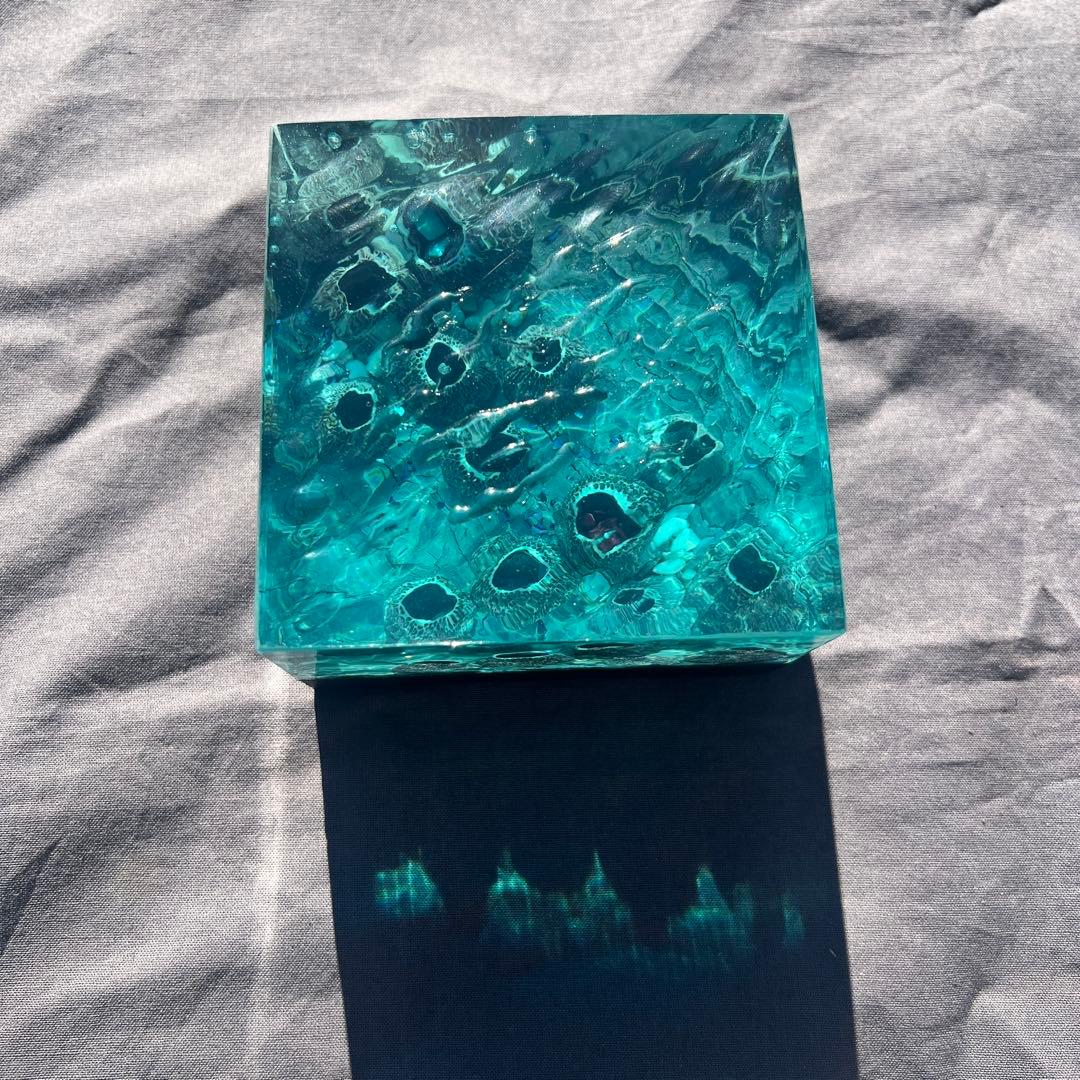 【波紋アート】Real Ocean／barnacle／フジツボ／10cmプリズム