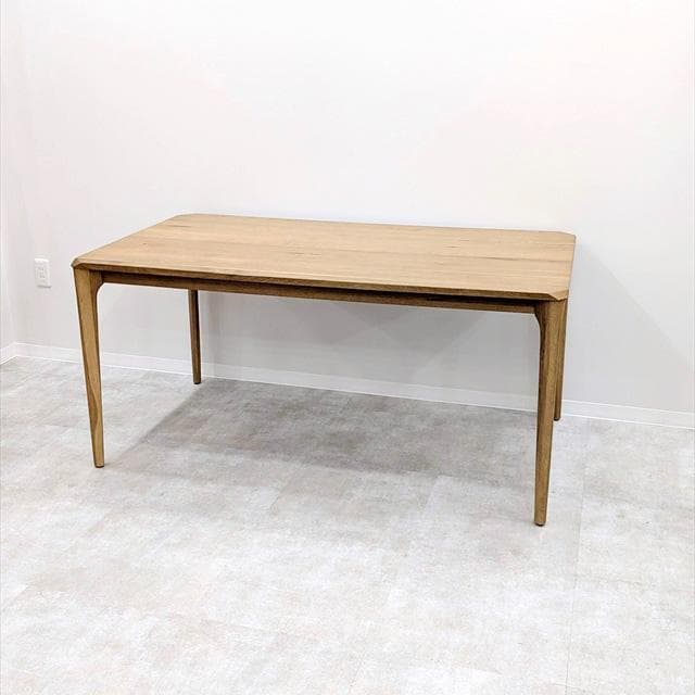 天然木オーク材ダイニングテーブル（4人用）