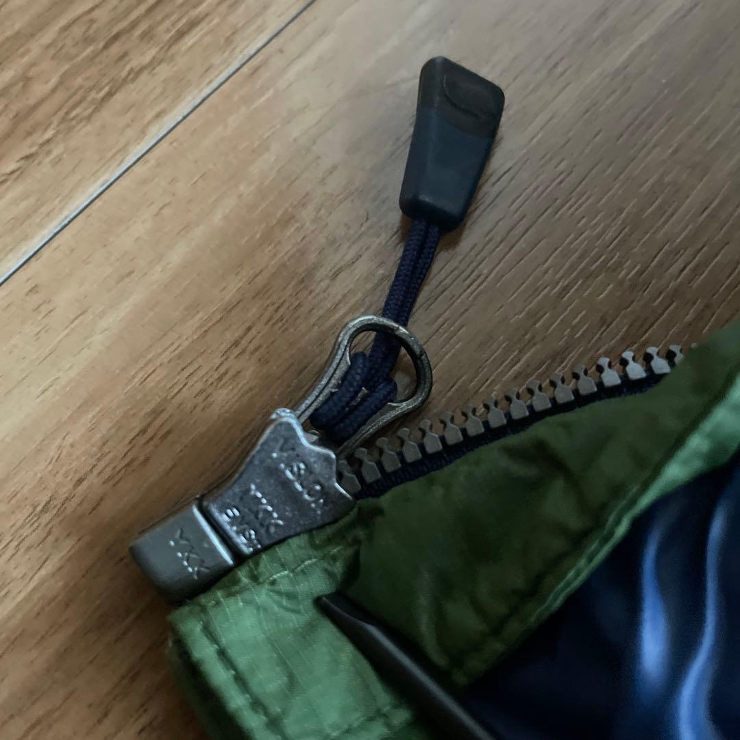 XXLノースフェイスレディースネイビーグリーン緑紺ダウンジャケットパーカー