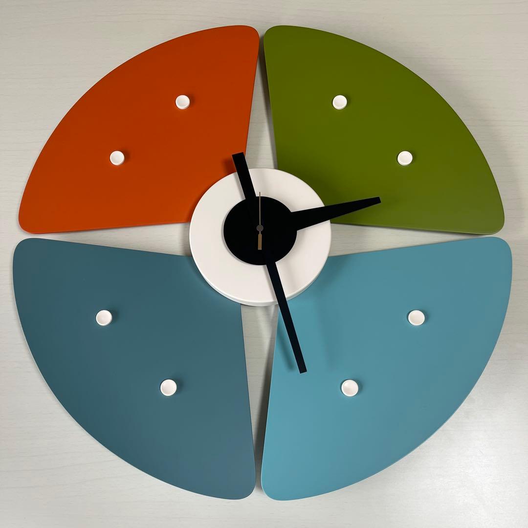 ペタルクロック マルチカラー vitra ジョージ・ネルソン　廃盤色