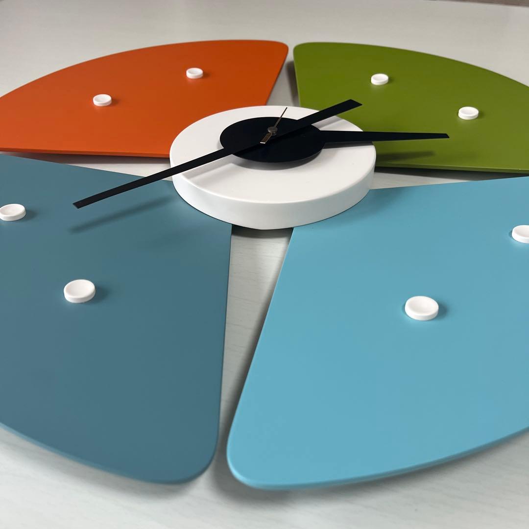 ペタルクロック マルチカラー vitra ジョージ・ネルソン　廃盤色