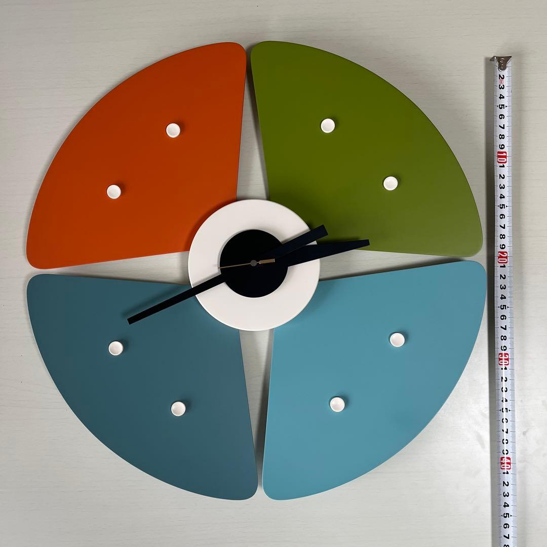 ペタルクロック マルチカラー vitra ジョージ・ネルソン　廃盤色