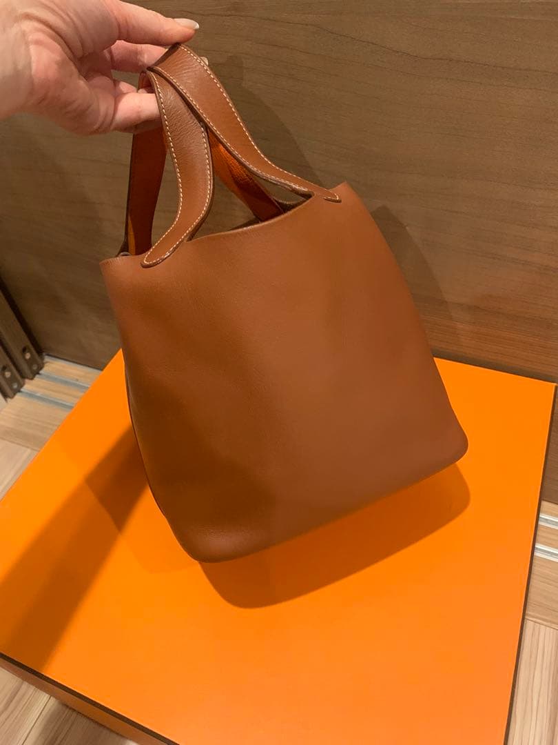 エルメス ピコタンPM ヴォーバレニア ブラウン 最終価格