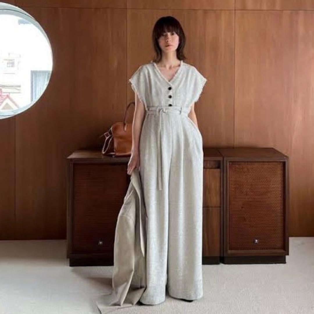 TWEED FRINGE ALL IN ONE CLANE クラネ