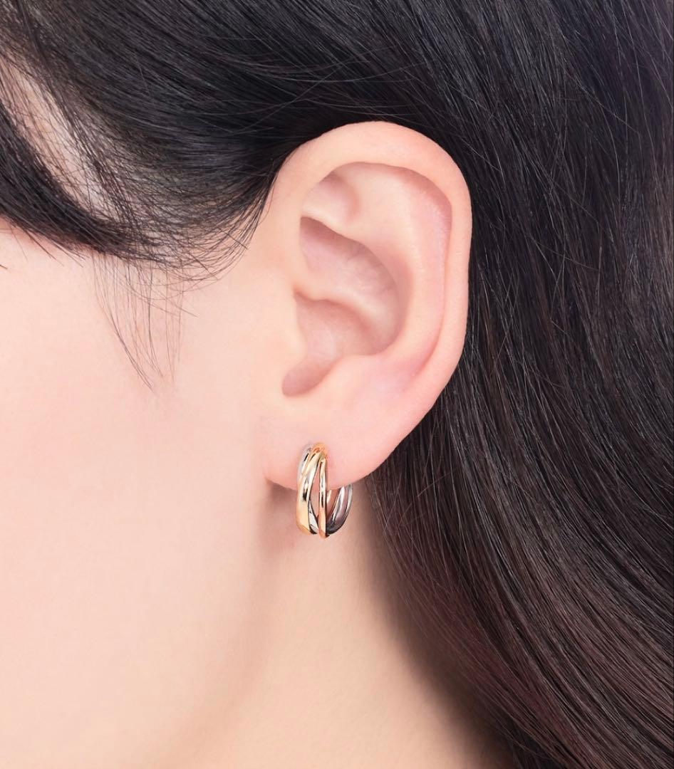 ジュエリーツツミ フープピアス　トリニティ