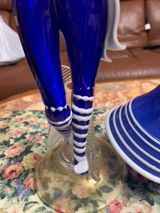置物 Murano glass, Venetian glass 42cm & 32