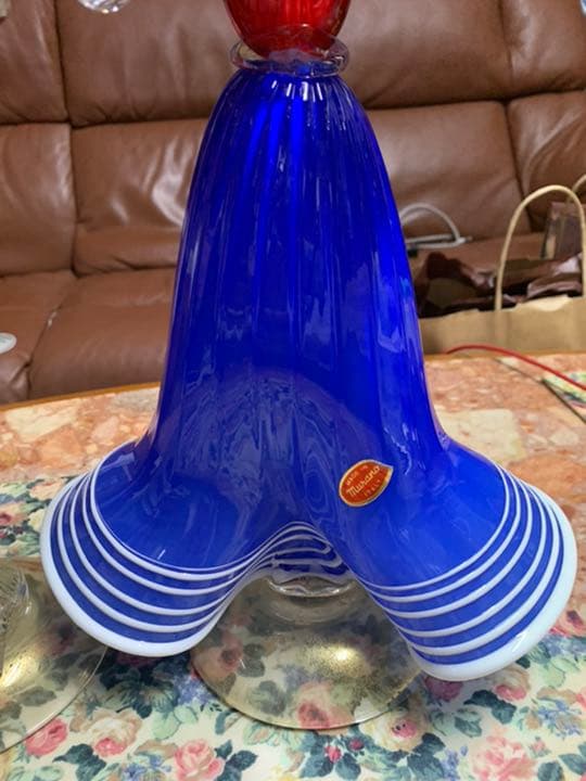 置物 Murano glass, Venetian glass 42cm & 32