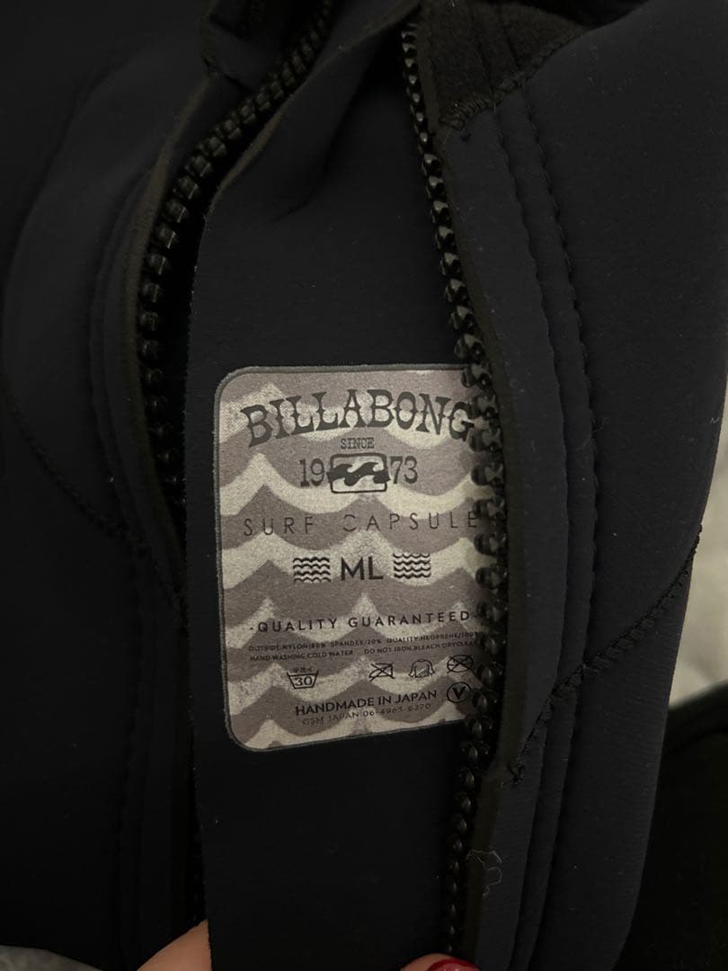 【美品】BILLABONG レディース フルウェットスーツ M/L