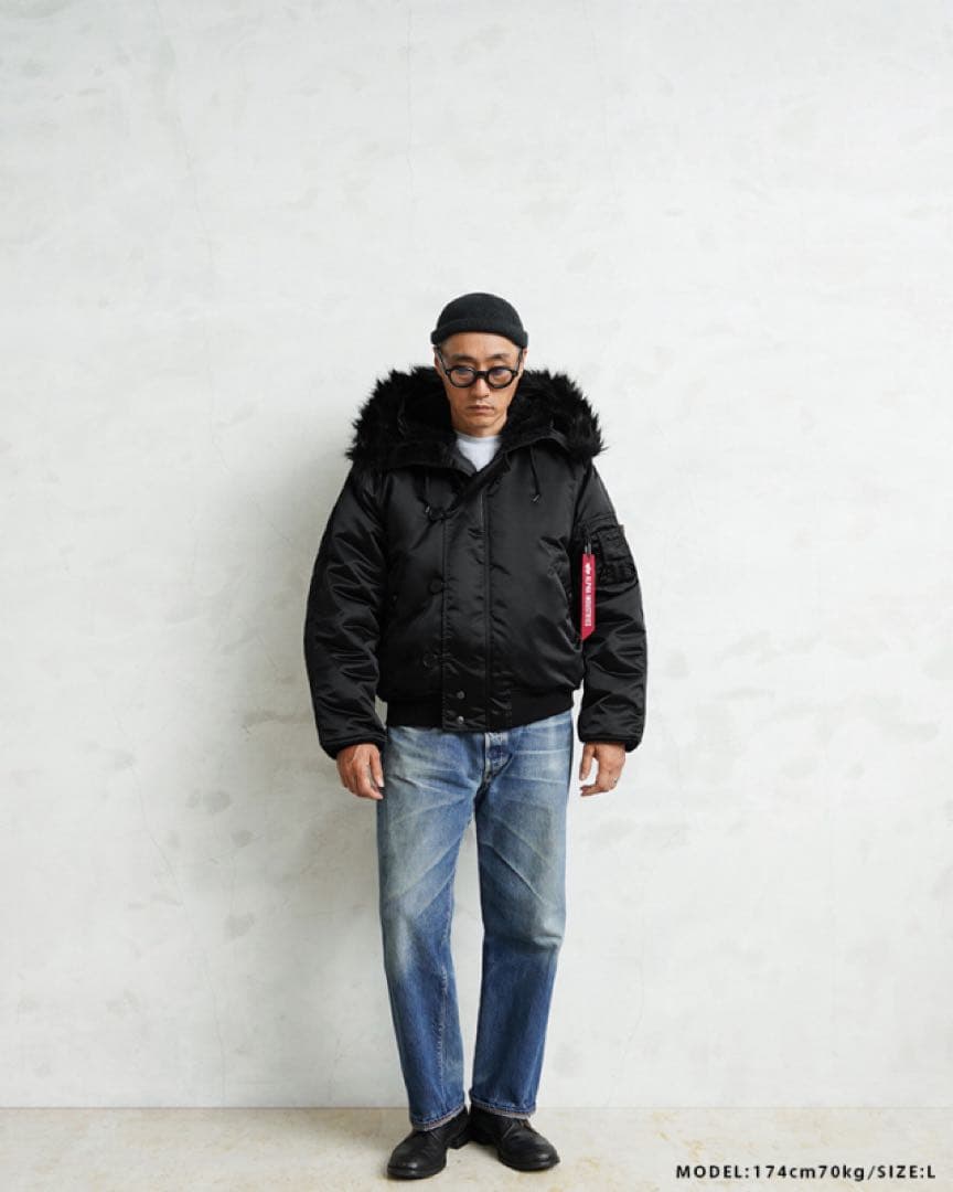 alpha WAIPER別注 VINTAGE N-2B フライトジャケット